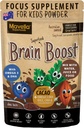 Suplemento de enfoque para los niños del cerebro - Omega-3 DHA Flaxseed Natural Focus " Suplemento de atención para los niños con el desafío de atención Apoyo Los niños enfocan las vitaminas 3.52oz (100g)