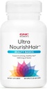 Las vitaminas Ultra NourishHair de las mujeres de GNC soportan el cabello saludable, la piel y los clavos Ø Biotina con vitaminas C, E y Zinc tención Suplemento diario tención 60 Cuenta