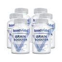 Booster cerebral - Suplemento nootrópico para mejorar la función cognitiva - 360 cápsulas de amistad vegana - 6 botellas