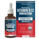 BioActive Vitamina B12 5000 mcg ← Contiene 3 BioActive Forms B12 Plus Methylfolate Cofactor - Metil B12, Adenosyl B12 & Hydroxy B12 ← Sublingual Form, Berry Flavor, Organic, Vegan (60 Servings)