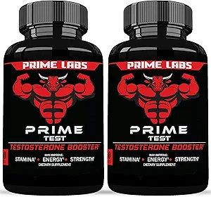 Prime Labs Testosterone Suplemento para Hombres (2-Pack) - Resistencia, Energía, &amp; Fuerza - Hombre Testosterona Booster &amp; Workout Suplemento - 120 Caplets