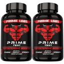 Prime Labs Testosterone Suplemento para Hombres (2-Pack) - Resistencia, Energía, &amp; Fuerza - Hombre Testosterona Booster &amp; Workout Suplemento - 120 Caplets