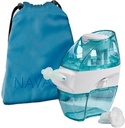 Navage Travel Bundle - Nasal Irrigation System - Saline Nasal Rinse Kit con 1 Nose Cleaner, 30 Salt Pods y Sky Blue Travel Bag
