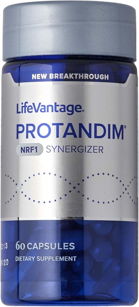 LifeVantage Protandim NRF1 Synergizer, NRF1 Activator for Cellular Health, Function, ATP Production, Mitocondrial Supplements for Energy, Vitality & Aging Support, 60 Capsules