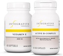 Complejo de Terapéutica Integrativa con Complejo B Activo, 60 cápsulas & vitamina E, 60 Softgels - Complejo B Activo para apoyar el metabolismo energético* - Vitamina E para apoyar la salud cardíaca y la actividad antioxidante*