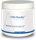 Biotics Research TMG Powder – Trimetilglycine. Betaine. Powdered Fórmula. Donante de metil. Protección vascular. Muscle Gain. Detoxificación. Supports Healthy Homocysteine Levels Contiene: 8 Oz (240g)