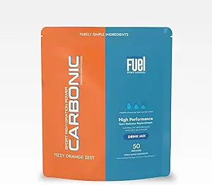 Carbonic Orange Zest Hydration " MCT Oil Powder Nutrition - First-Ever Advanced Electrolyte " MCT Formula, Enhances Hydration, Sustained Energy, " Recovery - 50 Servings