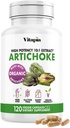 Vitapia Orgánica Artichoke Extract Supplement - Liver Cleanse Detox &amp; Repair, Liver Health, Digestion, Antioxidant Support - 120 Vegan Capsules, Non GMO, Gluten Free