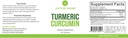 Antler Farms – 100% Pura Turmeric Curcumin, 130 Capsules, 95% Curcuminoides " Black Pepper Extract, Enhanced Absorption – Vegan, Non GMO, No Gluten, Soy o Dairy