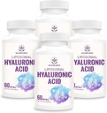 Liposomal Acid hialurónico 1000mg, alta biodisponibilidadCápsulas de ácido hialurónico, suplemento dietético Esquí y huesos, 240 cápsulas (Pack of 4)