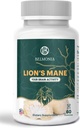 León Mane Mushroom Gummies, 5400 mg por Serving*, Suplementos de Salud del Cerebro para Adultos, Suplemento Cognitivo de Memoria de Focus, 60 Conde, Superfood Organic Gummies
