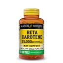 MASON NATURAL Vitamin A Beta Carotene 25,000 IU - Supports Healthy Vision, Cell Function & Immune Function, 100 Softgels