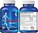 MAX FLEX UC II, Suplemento de Collagen para la Salud Conjunta – Suplemento de Soporte Conjunto avanzado con Glucosamina, Condroitina, Alivio Inflamatorio Conjunto como Turmérico – Gluten Libre – 60 Tabletas, 2 Tabletas/Day