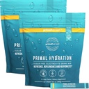 Primal Harvest Electrolytes Powder Packets Hydration Primal, Easy Open Packets, Energy Drink Mix 2 Pack Bundle (Lemon Berry, 60 Packs)