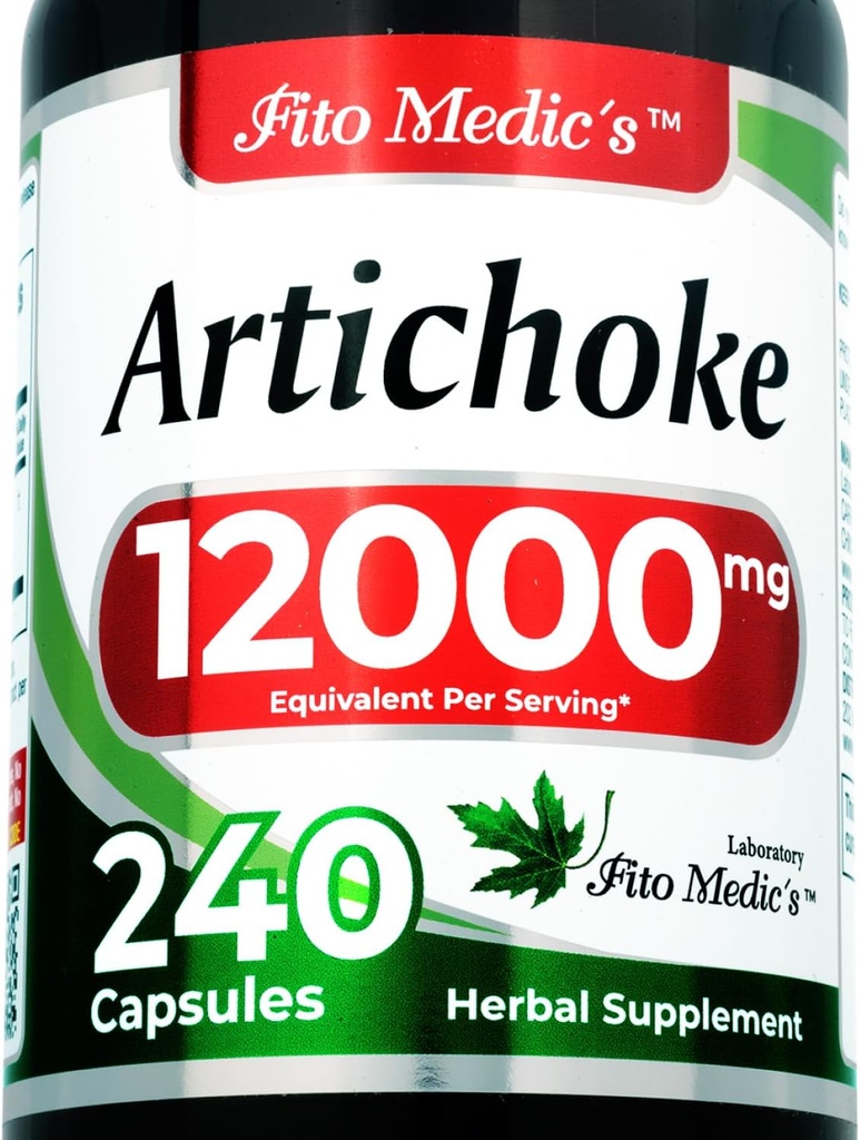 FITO MEDIC'S Lab  Artichoke Extract ← Artichoke Extract Capsules Silencio240 Capsules Silencio12000 mg Silencio alcachofa.