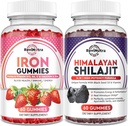Iron Gummies Suplemento para adultos &amp; niños ← Shilajit Himalayan Gummies ← Bundle