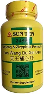 Sun Ten - Ginseng " Zizyphus Fórmula Capsules/Tian Wang Bu Xin Dan/Consiguiente