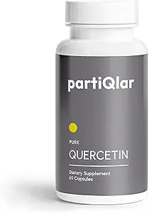 Suplemento de quercetina - Alta Puridad - 500 mg por cápsula - 60 cápsulas - Tercera Parte probado - Apoyos Salud general &amp; bienestar