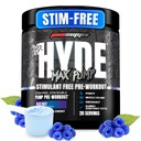 PROSUPPS Mr. Hyde Max Pump Pre Workout Powder - Stim-Free Preworkout Supports Blood Flow, Muscle Volume &amp; Endurance - Caffeine-Free Nitric Oxide Gym &amp; Fitness Supplements (Blue Razz, 20 Servings)