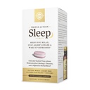 Solgar Triple Action Sleep, 60 Tri-Layer Tablets - Time-Release Melatonin & L-Theanine Plus Herbal Blend - Helps You Relax, Fall Asleep Fast & Stay Asleep Longer - Non-GMO, Gluten Free - 60 Servings