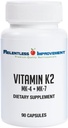 Vitamina Natural K2 MK4 Plus Vitamina K2 MK7 High-Potency 15,000mcg MK-4 + 60mcg MK-7 admite bonificación y salud Arterial Vegi-Capsules Libre de soja