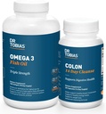 Dr. Tobias Omega 3 Fish Oil and Colon 14 Day Cleanse for Improved Digestion and Global Health