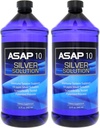 American Biotech Labs ASAP 10 PPM Silver Sol Immune System Support TEN 2 Pack of 32 Oz Totalling 64 Oz