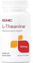 GNC L-Theanine 200mg, promueve la relajación, 60 cápsulas