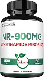 Satoomi NAD Supplement with Liposomal Nicotinamide Riboside - Cellular Energy & Repair, Vitality, Healthy Aging - 60 Capsules for 30 Days