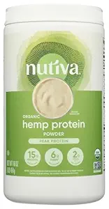 Nutiva Orgánica de cáñamo con cáñamo crudo predestinado Proteína, Peak Protein, 16 Oz, USDA Organic, Non-GMO, Whole 30 Aprobado, Vegan, Gluten-Free " Keto, Plant Protein with Essential Amino Acids