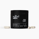 WELLBEL Hombres suplemento limpio para el cabello, la piel y las uñas, Vegan, Gluten Libre y No GMO 90 Conde