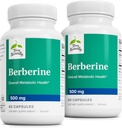 Terry Naturalmente Berberina - Suplemento dietético con bereberina - Suplemento de salud del hígado para el apoyo metabolismo - Soporte de salud conjunto para hombres y mujeres - 60 cápsulas (Pack of 2)