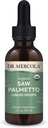 Dr. Mercola Saw Palmetto Liquid Drops, 2 Fl. Oz. (60 mL), 30 Servings, Suplemento dietético, Supports Normal Detoxification Processes, Non-GMO, Certified USDA Organic