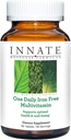 INNATE Response Formulas One Daily without Iron - Iron-Free Daily Multivitamin - with B Vitamins - Vegetarian, Non-GMO, and Kosher - Made Without 9 Food Allergens - 60 Count (60 Servings)