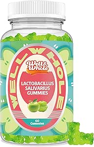 Lactobacillus Salivarius Gummies 100 Billion CFU - Support Digestive Health, Immune* Function, and Oral Wellness - Non GMO, Vegan, 60 Counts