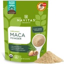 Navitas Organics Maca Powder – 100% Gelatinized Peruana Maca for Smoothies, Lattes, Baking &amp; More – Energize & Balance - USDA Organic, Non GMO, Vegan, Gluten Free (16oz. Bolsa, 180 Servimientos, 2-Pack)
