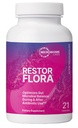 Microbiome Labs RestorFlora - Probióticos para la Salud Digestiva " Hombres " Reiniciar - Sacronomías Basadas en Spore Boulardii Probióticos para ayudar a restaurar el equilibrio microbiano (21 cápsulas)