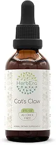 Garra de gato B60 Extracto herbario libre de alcohol Tintura, Garra de gato superconcentrado (Uncaria Tomentosa) (2 fl oz)