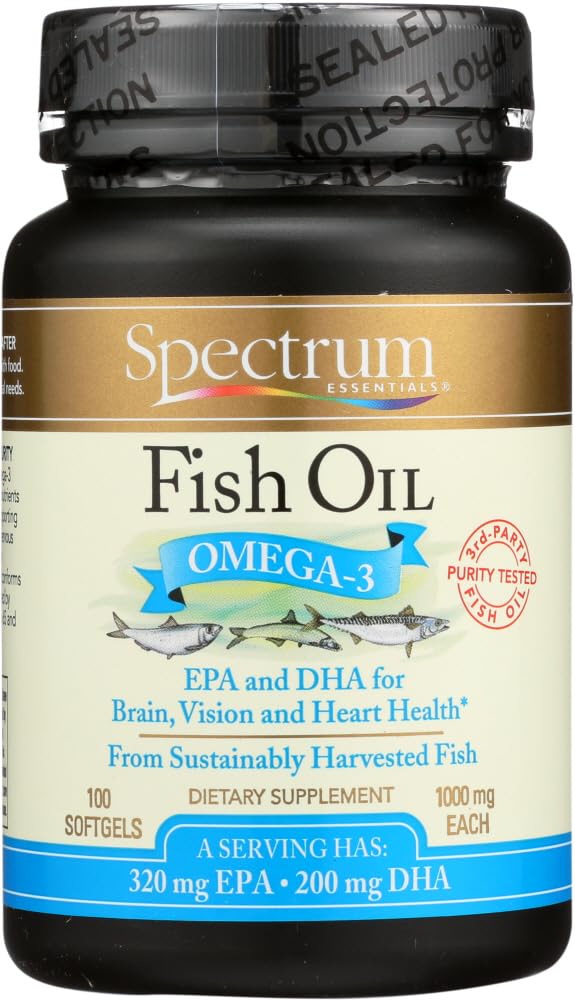 SPECTRUM ESSENTIALS Fish Oil Omega 3, 5 libras