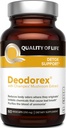 Calidad de vida - Soporte de desintoxicación - Lucha contra el mal aliento y el olor corporal - Deodorex - 60 Vegicaps