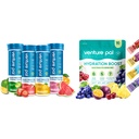 Venture Pal Sugar Free Electrolyte Powder Packets & Chewable Fast-Melt Tablets Electrolyte, Sport Electrolyte for Running Hiking Cycling Sports Nutrition...