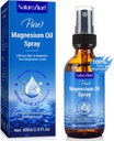 Óleo de Magnesio Espray-100% Orgánica de Magnesio Natural Espray-Nourish La Piel-Easía a Absorb y Use-Glass Botella 2 fl oz
