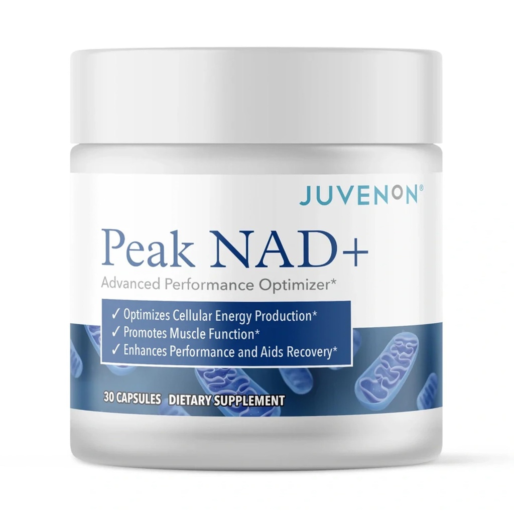 Juvenon Peak NAD+ ← Advanced Cellular Health and Regeneration Formula ← Boost NAD+ Niveles, apoyo a la vitalidad celular y promoción de la renovación natural