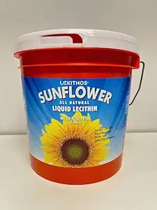 100% All Natural Sunflower Lecithin NonGMO Gluten Gratis (Gal)
