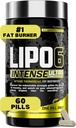 Nutrex Research Lipo6 Black Intense Ultra Concentrate Thermogenic Belly Fat Burner for Hombres y Mujeres Vida Dieta Perder peso Suplemento y Appetite Suppressant ¦ 60 Diet Pills