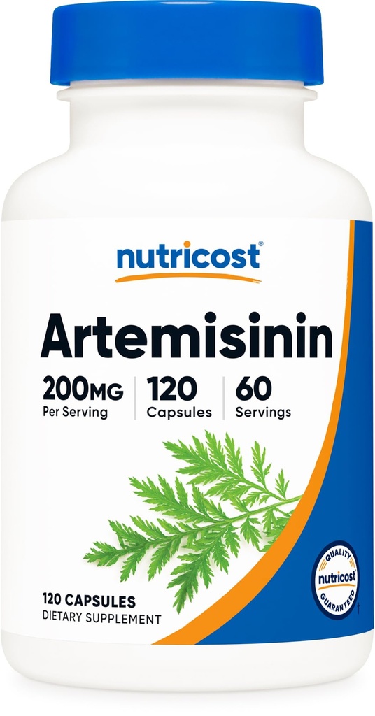 Nutricost Artemisin 200mg, 120 cápsulas vegetarianas - Non-GMO, Gluten Free, 60 piezas