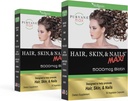 Purvana Max Hair, Skin y Nails Vitamina - 5000mcg Biotina, ácido fólico, DMAE, Extracto de semillas de uva - Un día de cabello vegano, piel, uñas Soporte - Promueve la producción de colágeno - 30 caps (Pack de 2)