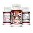 Germa Bile Salts Natural Dietary Supplement, for Liver Support / Sales Biliares Suplemento Dietetico Natural, Ayuda Higado 30 Tabs