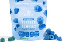Día Uno ElectroGummies – Electrolyte Hydration Gummies – Ideal para aumentar la hidratación y la energía – Suplemento para el entrenamiento previo – para hombres, mujeres, niños – Blue Raspberry Flavored – 60 Gummies