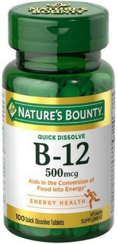 Vitamina B-12 500 mcg, 100 ea(Pack of 5)